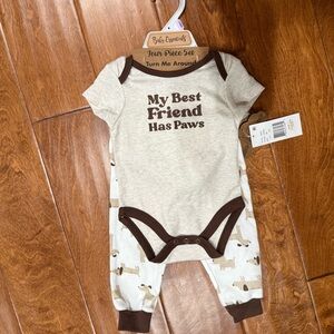 NWT size 9 months Baby Essentials 4 piece set